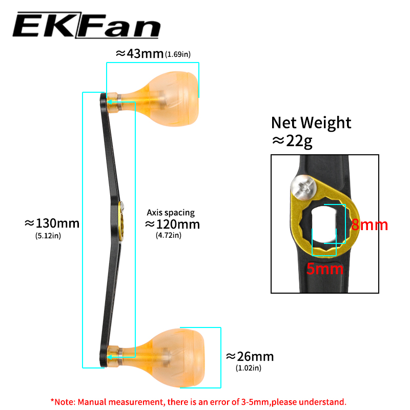 EKFan 130MM Ultralekkie uchwyt – Trolling Reel recenzja i cena